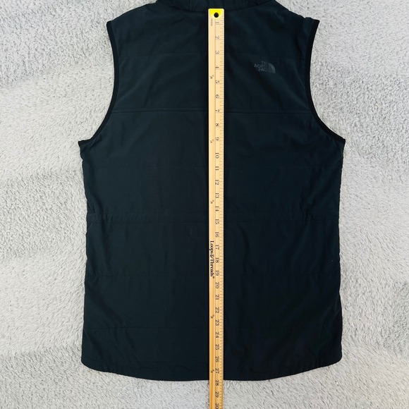 The North Face Mountain Sweatshirt Vest Women's Medium Black Hooded Softshell - Picture 6 of 10